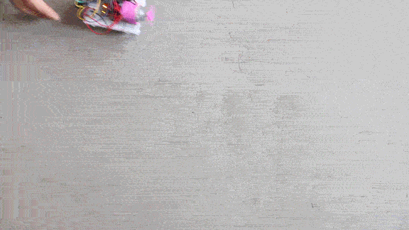 Animated bug illustrating experimentation